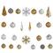 52ct. 6" Gold & Silver Shatterproof Ornament Set